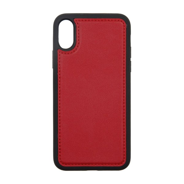 iPhone X/iPhone Xs Etui Avtagbart Deksel Rød