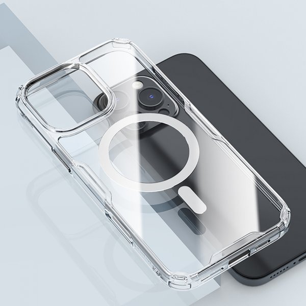 Nillkin iPhone 16 Pro Deksel Nature Pro Series MagSafe Transparent
