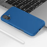 Nillkin iPhone 16 Deksel Super Frosted Shield Pro Blå