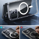 ESR iPhone 16 Deksel og Skjermbeskytter Classic Hybrid MagSafe Set Transparent