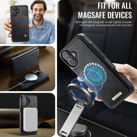 CaseMe iPhone 17 Etui C49 Series Svart