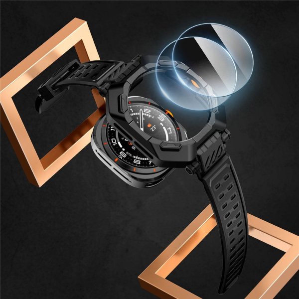 Supcase Samsung Galaxy Watch Ultra 47mm Armbånd UB Pro Svart