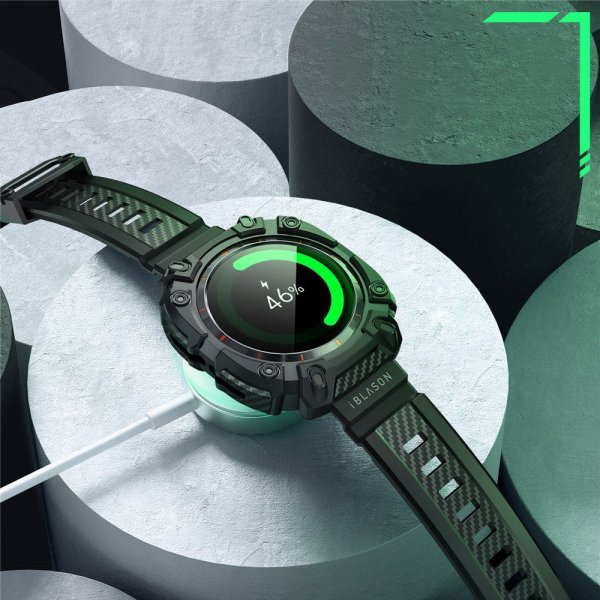Supcase Samsung Galaxy Watch Ultra 47mm Armbånd ArmorBox Svart
