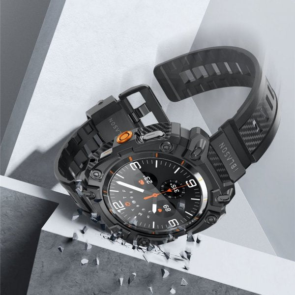 Supcase Samsung Galaxy Watch Ultra 47mm Armbånd ArmorBox Svart