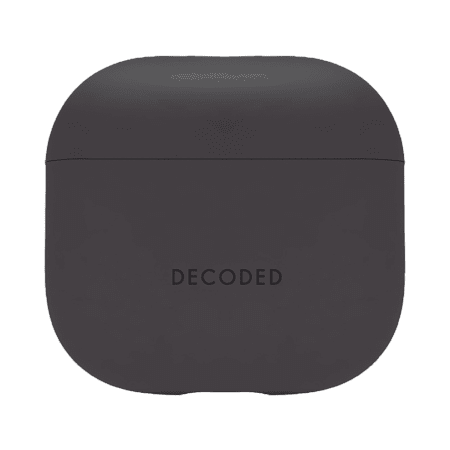 Decoded AirPods 4 Deksel Silicone AirCase Phantom Black
