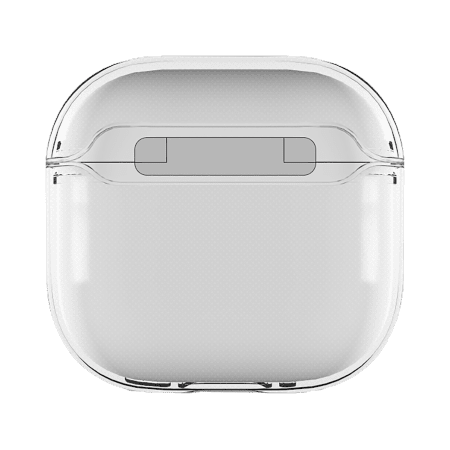 Decoded AirPods 4 Deksel Silicone AirCase Transparent