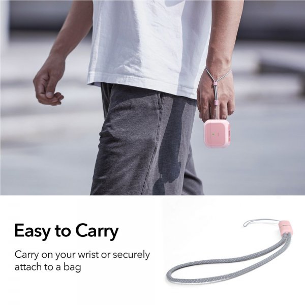 ESR AirPods 4 Deksel Orbit Hybrid HaloLock Rosa