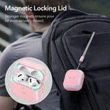 ESR AirPods 4 Deksel Orbit Hybrid HaloLock Rosa