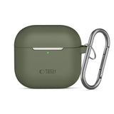 Tech-Protect AirPods 4 Deksel Silicone Hook Grønn