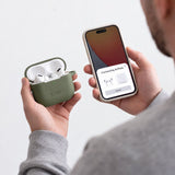 Tech-Protect AirPods 4 Deksel Silicone Hook Grønn