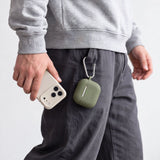 Tech-Protect AirPods 4 Deksel Silicone Hook Grønn