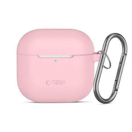 Tech-Protect AirPods 4 Deksel Silicone Hook Rosa