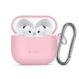 Tech-Protect AirPods 4 Deksel Silicone Hook Rosa