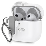 Tech-Protect AirPods 4 Deksel Slim Hook Hvit