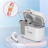 Tech-Protect AirPods 4 Deksel Slim Hook Hvit