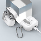 Tech-Protect AirPods 4 Deksel Slim Hook Hvit