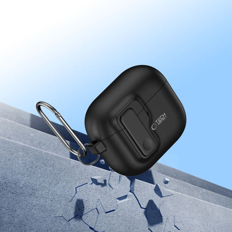 Tech-Protect AirPods 4 Deksel Slim Hook Svart
