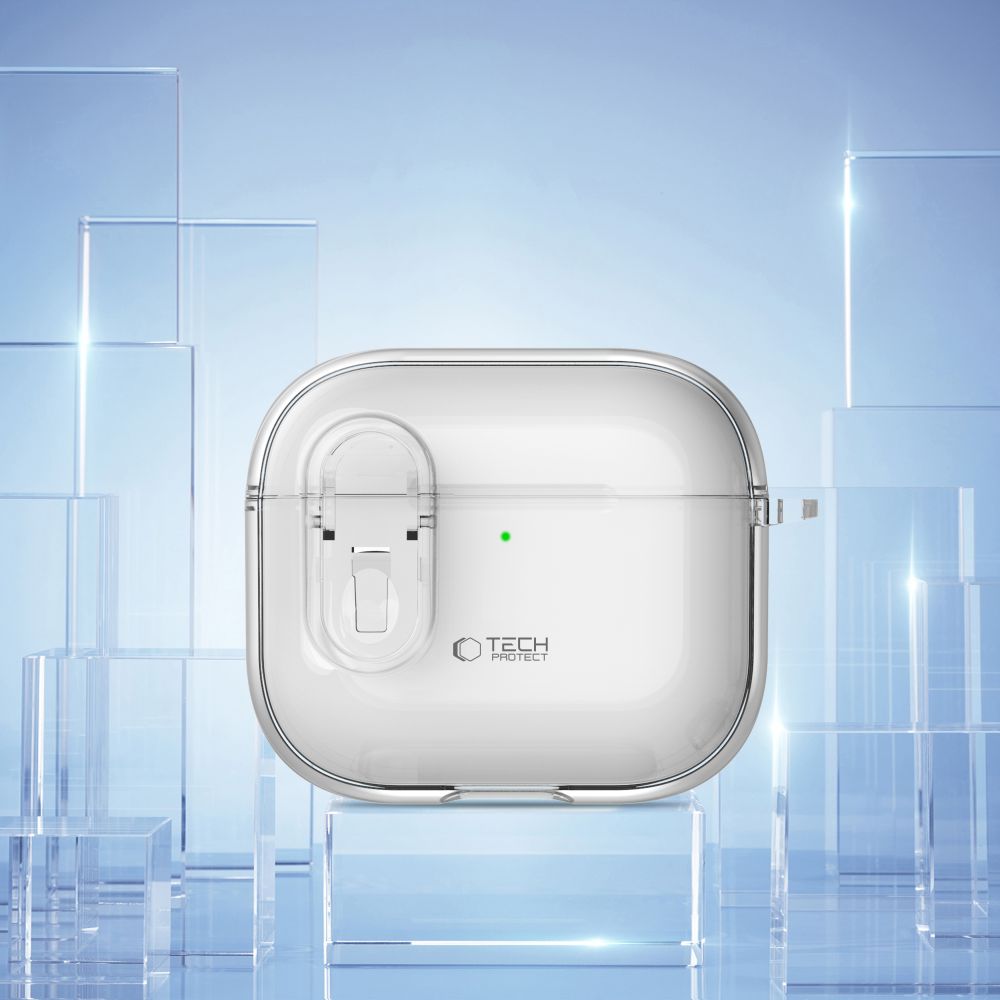 Tech-Protect AirPods 4 Deksel Slim Hook Klar