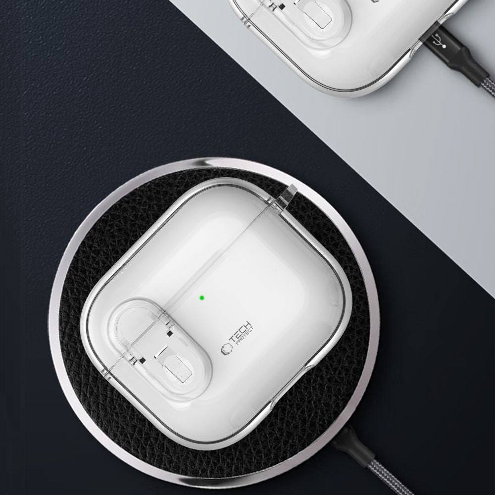 Tech-Protect AirPods 4 Deksel Slim Hook Klar