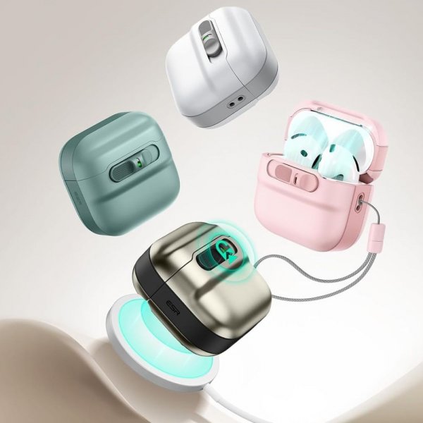 ESR AirPods 4 Deksel Pulse FlickLock HaloLock Grønn