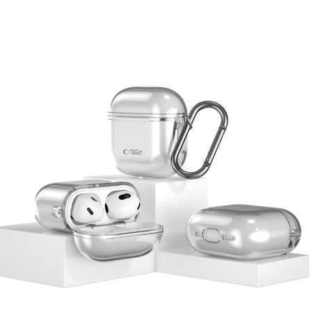 Tech-Protect AirPods 4 Deksel FlexAir Grå