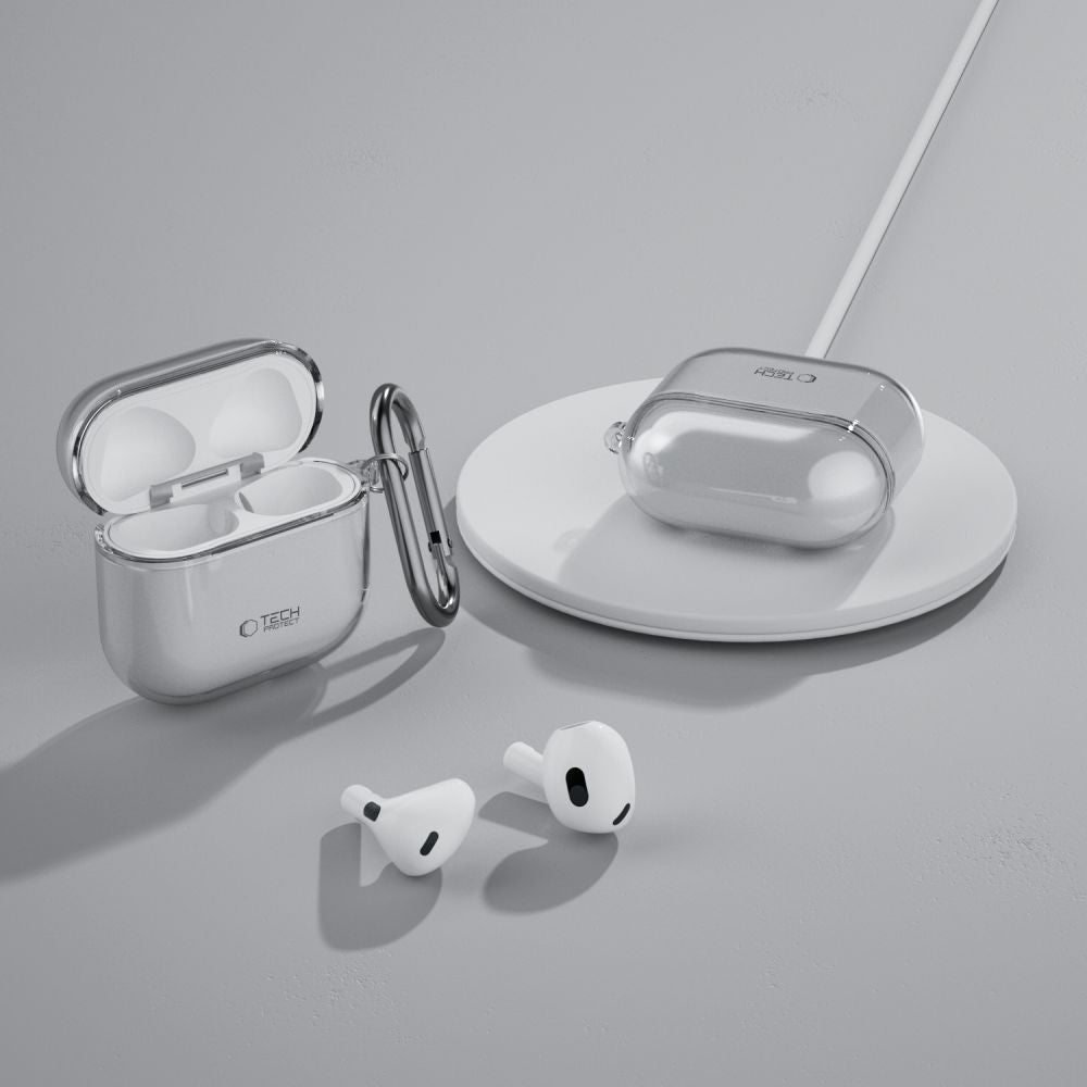 Tech-Protect AirPods 4 Deksel FlexAir Grå