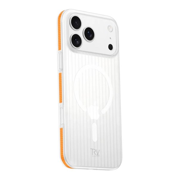 Rvelon iPhone 17 Pro Max Deksel Korrugerte MagSafe Oransje