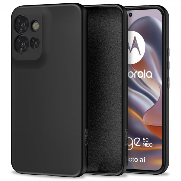 Tech-Protect Motorola Edge 50 Neo Deksel Icon Svart