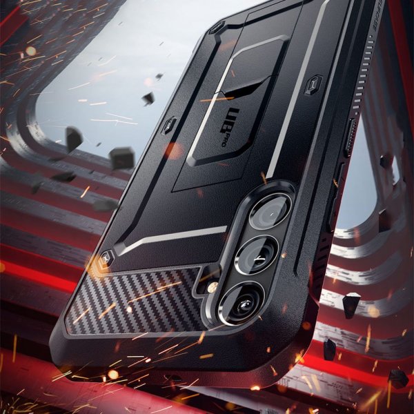 Supcase Samsung Galaxy S24 FE Deksel UB Pro Svart