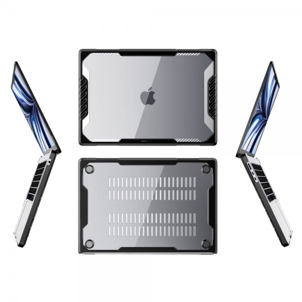 Supcase Macbook Air 15 M2 (A2941)/M3 (A3114) Deksel Unicorn Beetle Svart