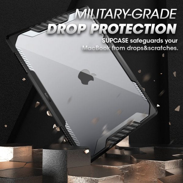 Supcase Macbook Air 15 M2 (A2941)/M3 (A3114) Deksel Unicorn Beetle Svart
