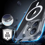 ESR iPhone 16 Deksel og Skjermbeskytter Classic Hybrid Pro Set Transparent