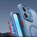 ESR iPhone 16 Deksel og Skjermbeskytter Classic Hybrid Pro Set Blå