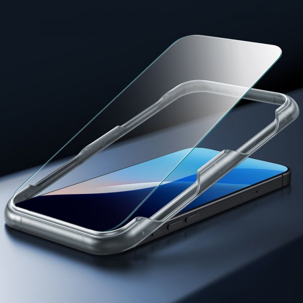 ESR iPhone 16 Pro Deksel og Skjermbeskytter Classic Hybrid Pro Set Svart