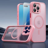 ESR iPhone 16 Pro Max Deksel og Skjermbeskytter Classic Hybrid Pro Set Rosa