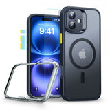 ESR iPhone 16 Deksel og Skjermbeskytter Classic Hybrid Pro Set Svart