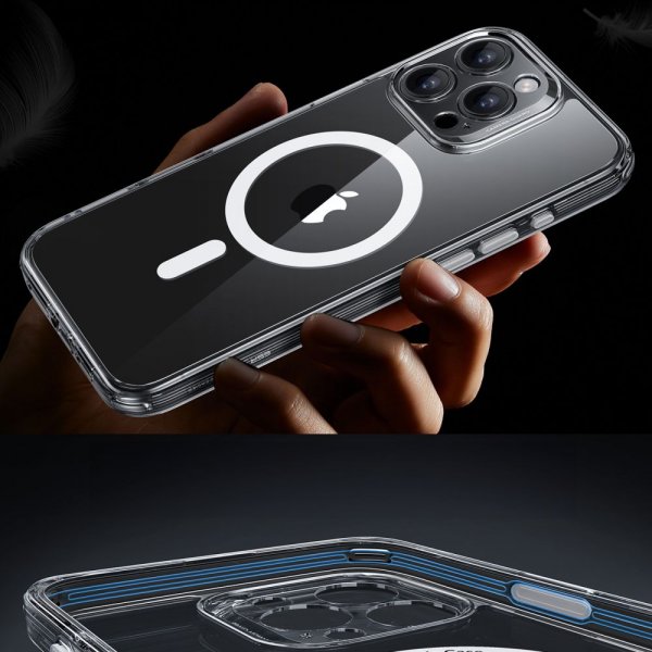 ESR iPhone 16 Pro Deksel og Skjermbeskytter Classic Hybrid Pro Set Transparent