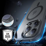 ESR iPhone 16 Pro Deksel og Skjermbeskytter Classic Hybrid Pro Set Grå