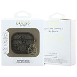 Guess AirPods 4 Deksel 4G Charm Brun