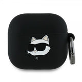 Karl Lagerfeld AirPods 4 Deksel Choupette 3D Svart