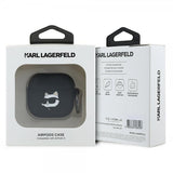 Karl Lagerfeld AirPods 4 Deksel Choupette 3D Svart