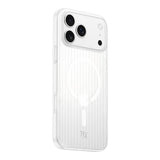 Rvelon iPhone 17 Pro Deksel Korrugerte MagSafe Hvit