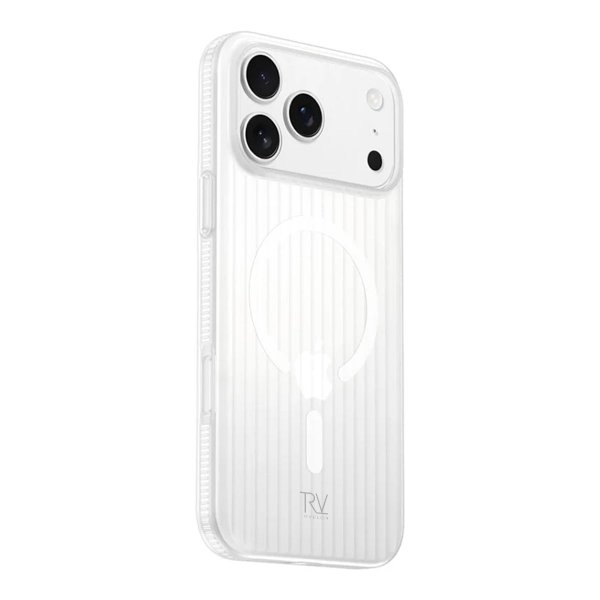 Rvelon iPhone 17 Pro Max Deksel Korrugerte MagSafe Hvit