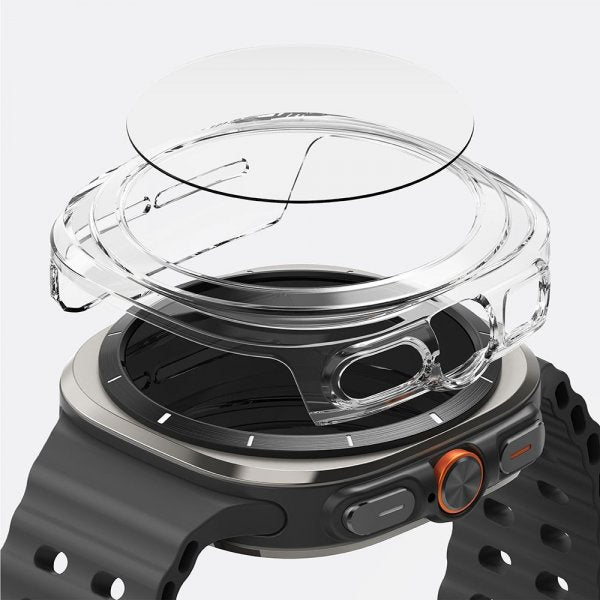 Ringke Samsung Galaxy Watch Ultra 47mm Deksel og Skjermbeskytter Slim & Glass Transparent