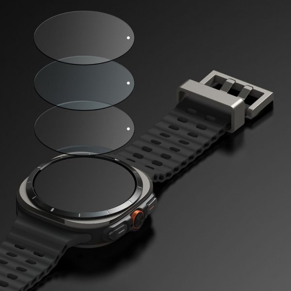 Ringke Samsung Galaxy Watch Ultra 47mm Deksel og Skjermbeskytter Slim & Glass Transparent