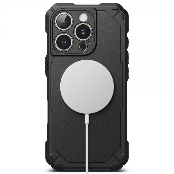 Ringke iPhone 16 Pro Deksel Rugged Gear Magnetic Svart