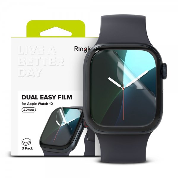 Ringke Watch 42mm Skjermbeskytter Dual Easy Film 3-pack
