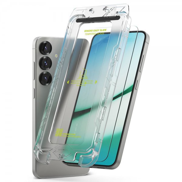 Ringke Samsung Galaxy S25 Skjermbeskytter Easy Slide 2-pakning