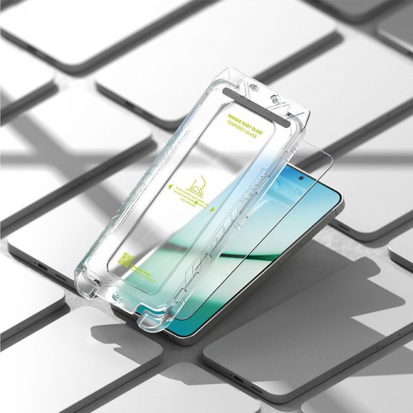 Ringke Samsung Galaxy S25 Skjermbeskytter Easy Slide 2-pakning