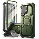 Supcase Samsung Galaxy S25 Deksel ArmorBox MagSafe Grønn